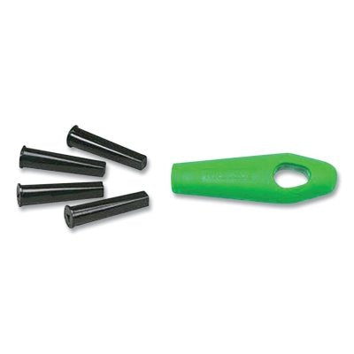 Plastic File Handle, Contoured, Push-On, 4 in OAL, for 6 in, 8 in, 10 in Files