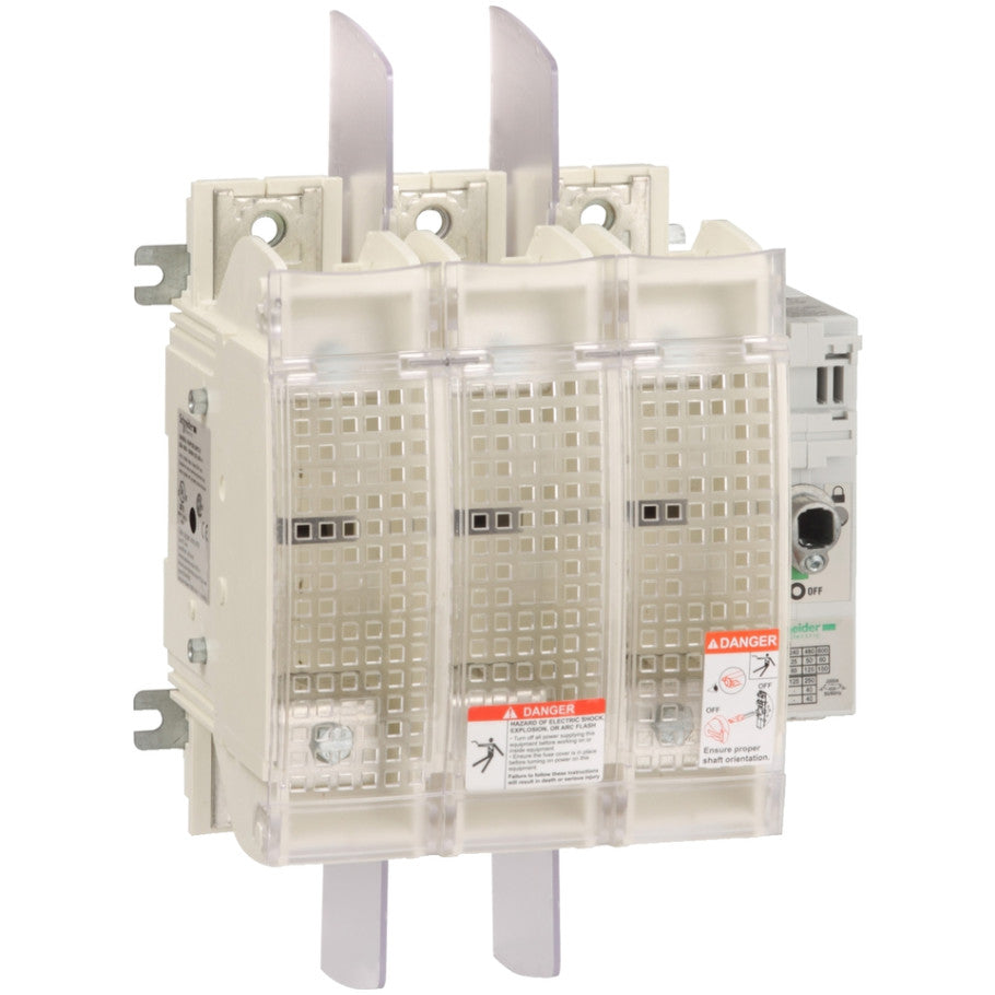 TeSys GS Switch Disconnector Fuse, 200A, 3-Pole, 600V, UL, Fuse Size J