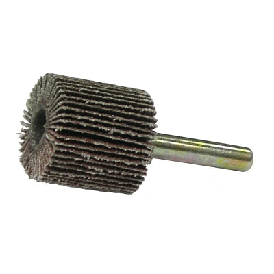 Tiger Mounted Flap Wheels, 1 in, 120 Grit, 30000 rpm, Stem Mount