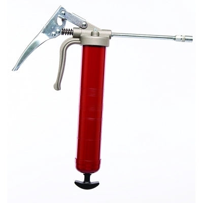 Professional Pistol Grip Grease Gun, 16 oz, 7500 psi, Rigid Extension/Coupler