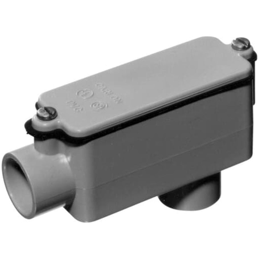 Carlon Type T Non-Metallic Conduit Body, 1-1/4 in.