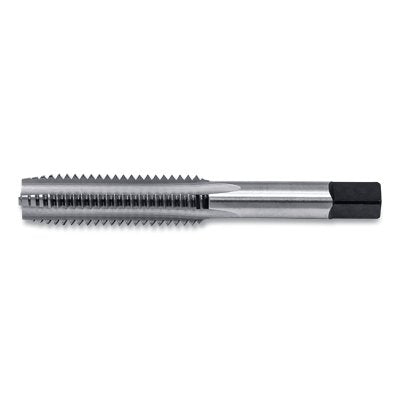 Straight Flute Plug Chamfer Hand Tap, #4-40 UNC Tool Size, 1.875 in AOL, 3 Flutes