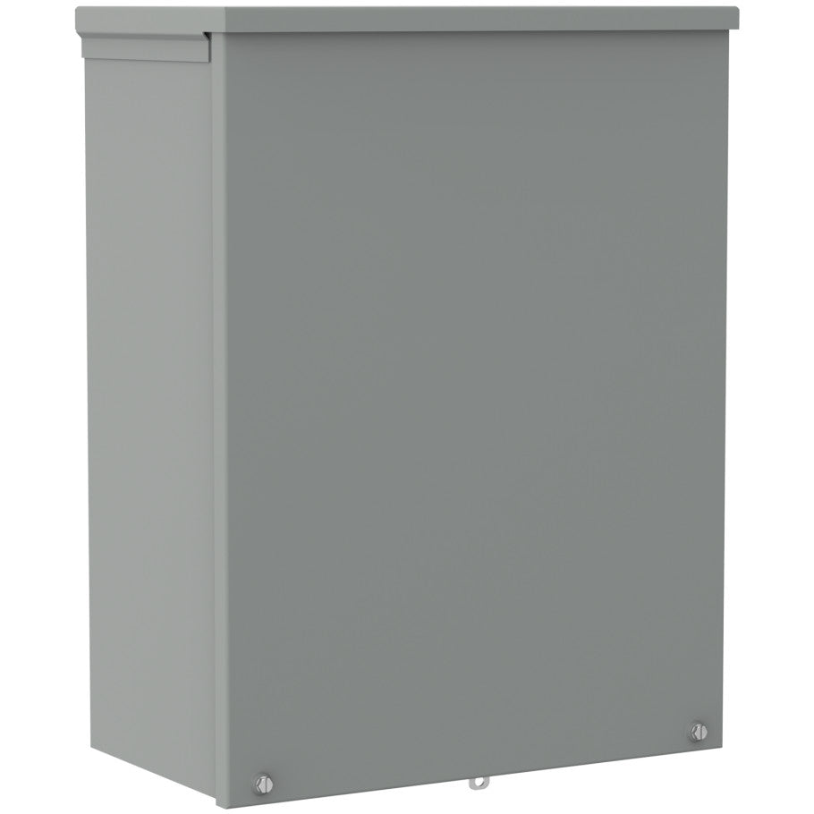 Type 3R Drip Shield Enclosure, Mild Steel, Screw-Cover, 18 H x 18 W x 6 in. D, Gray