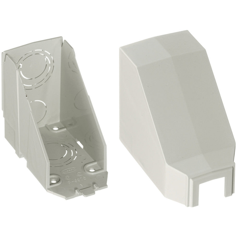 PREMISETRAK Conduit Adapter/Ceiling Fitting, Office White