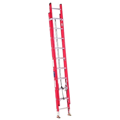 FE3200 Series Fiberglass Channel Extension Ladder, 24 ft, Class IA, 300 lb