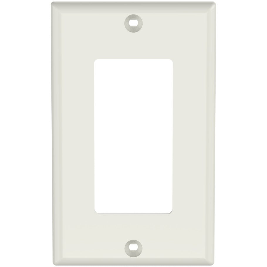 Screw-On Single Gang Rectangular Faceplate