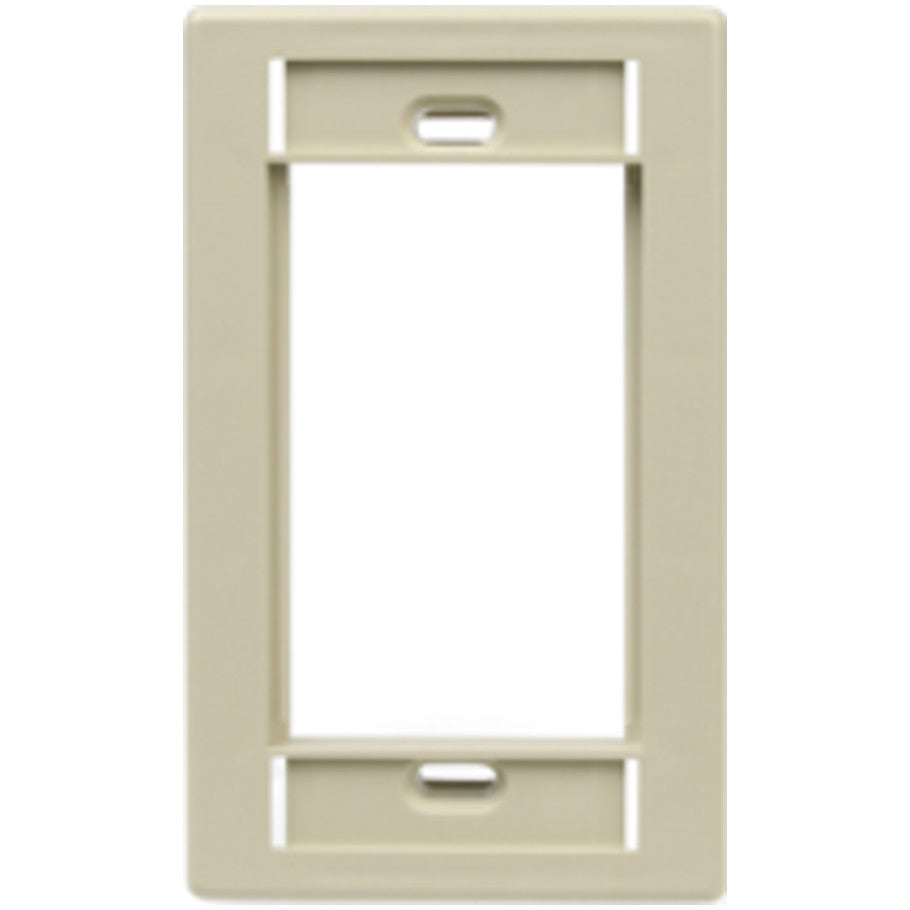 Multimedia Outlet System (MOS) Single-Gang Faceplate, Ivory