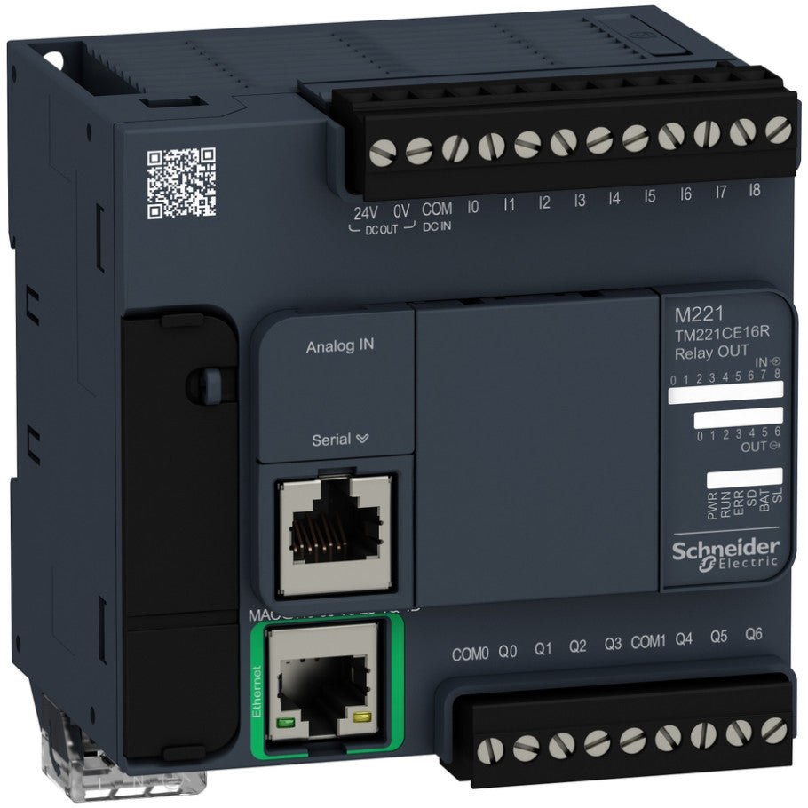 Controller M221 16 IO relay Ethernet