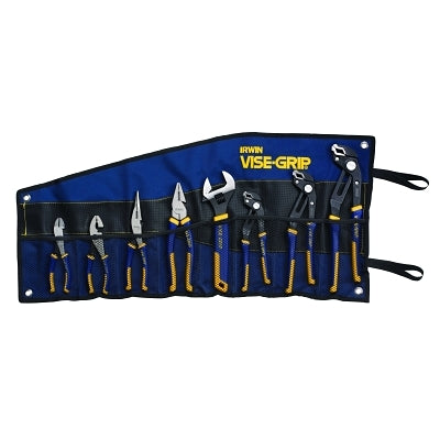 8-Pc GrooveLock Pliers Sets, GrooveLock, Linesman, Long Nose, Diagonal, SlipJoint