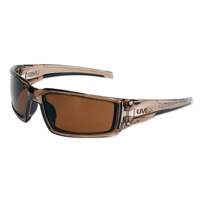 Hypershock Safety Eyewear, Espresso Polarized Polycarbonate Lens, Hardcoat, Smoke Brown Polycarbonate Frame