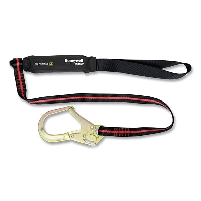 H500 Arc Flash Lanyard, 6 ft L, Webbing Loop, Rebar Hook, 310 lb Load Cap., Single Leg