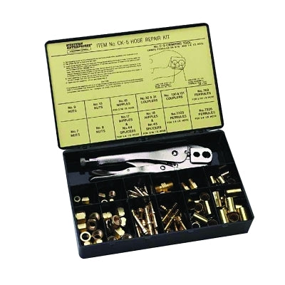 Hose Repair Kit, B-Size Fittings, 189 Pc