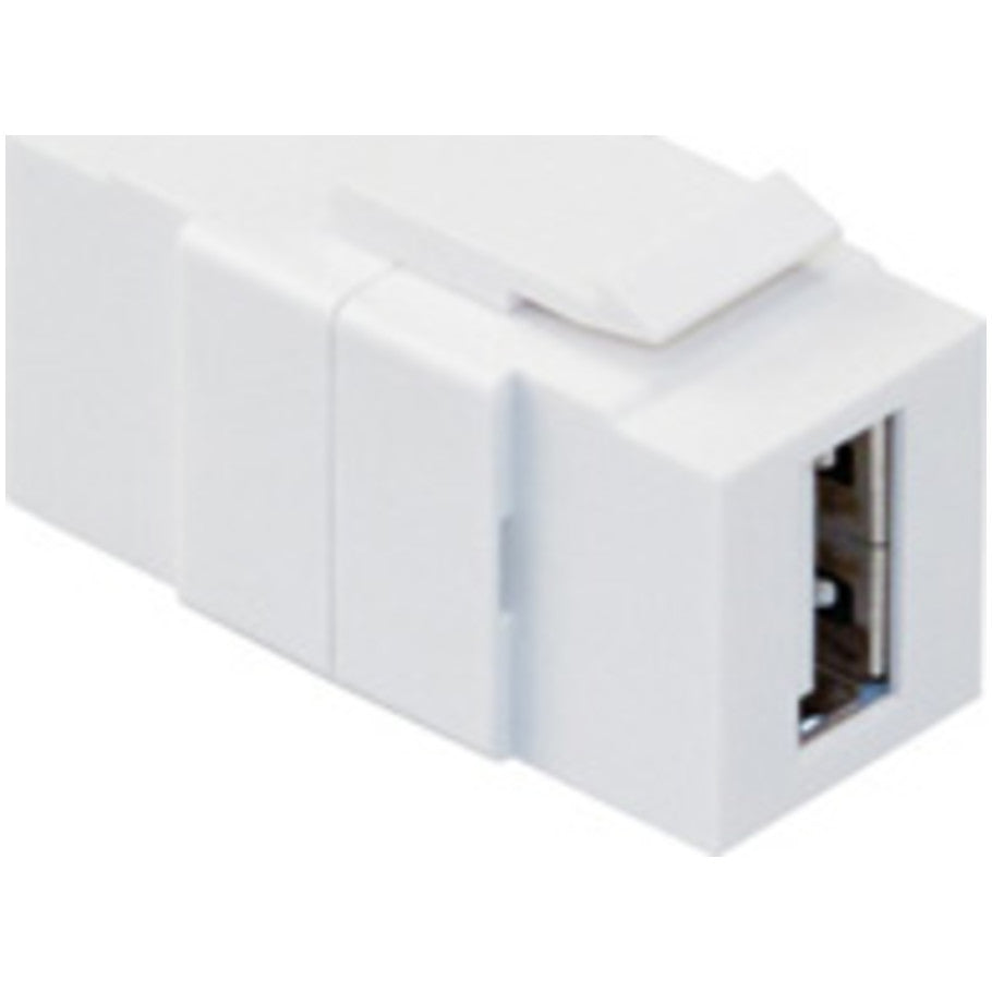 QuickPort USB Feedthrough Connector, White