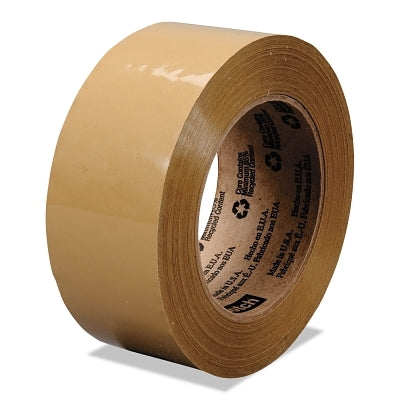 3M 021200-14105 Box Sealing Tape 371, 48 mm x 50 m x 1.8 mil, Tan, 36 ROL/CS