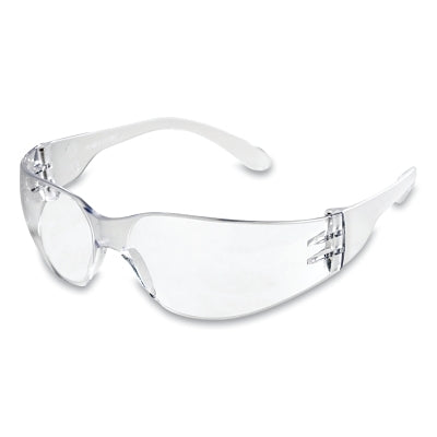 X300 Series Protective Eyewear Safety Glasses, Clear Lens, Polycarbonate, Clear Frame