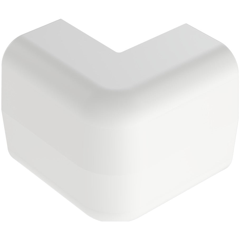 Surface Raceway, LD5 Low Voltage Outside Corner Fitting, White