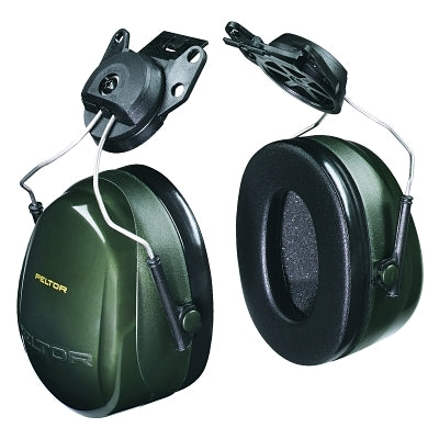 3M H7P3E PELTOR Optime 101 Earmuff, 24 dB NRR, Dark Green, Cap Mount