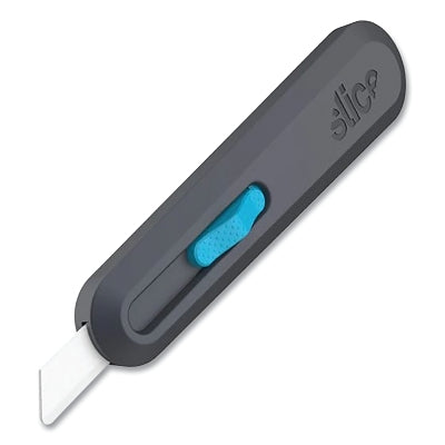 Smart-Retracting Utility Knife, 6 in L, Ceramic, Plastic Handle, Black