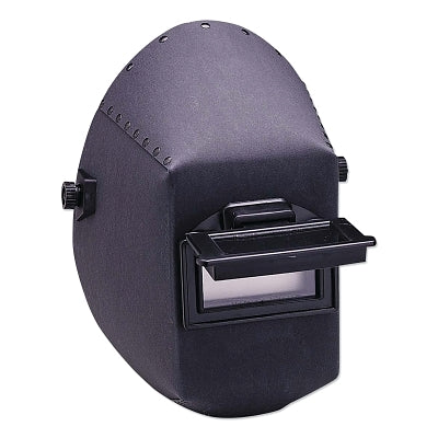 WH20 430P Fiber Shell Welding Helmet, SH10, Black, 430P, 2 in W, 4-1/4 in L