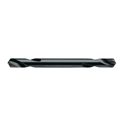 Double-End Black Oxide Coated High Speed Steel Drill Bits, 1/8 in