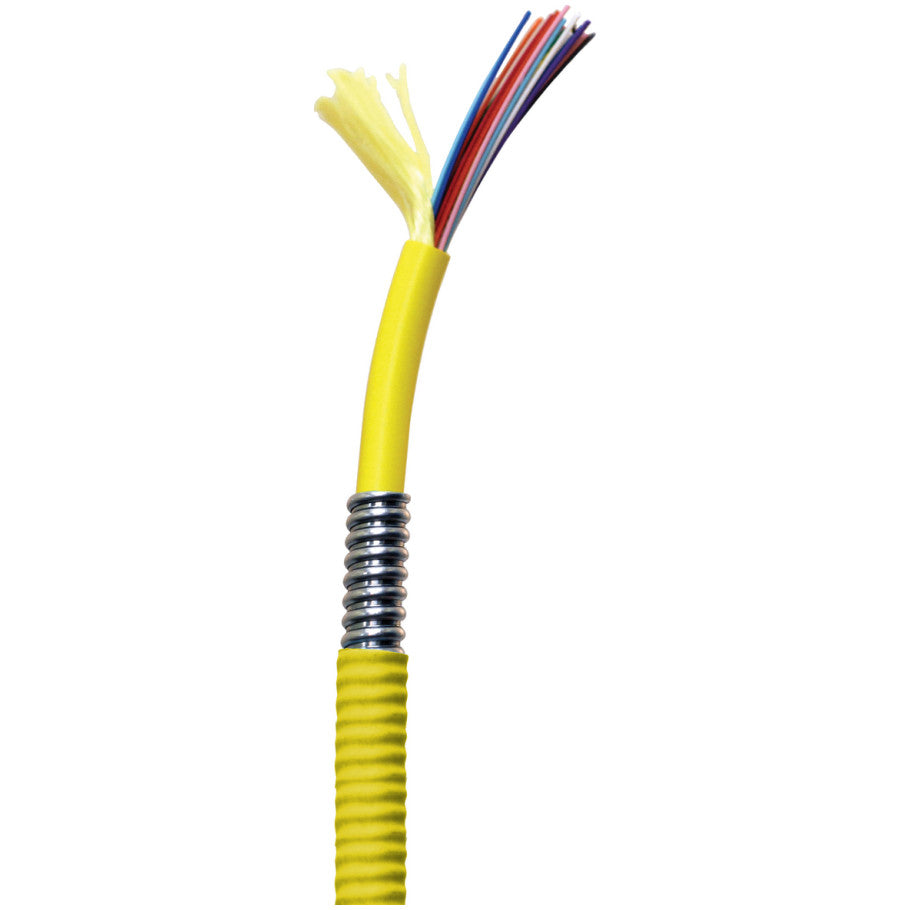 HFCD15006PS - Fiber Optic Cable, Yellow, Singlemode (OS2), 6 Fiber