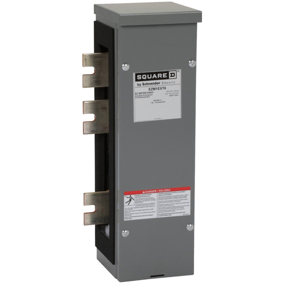 EZ Meter Pak, 6 in. Bus Extension, 1200 A bus, 120/240 VAC single phase