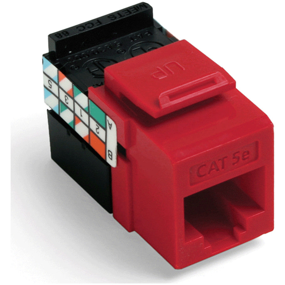 GIGAMAX Cat 5e QUICKPORT Jack, Crimson