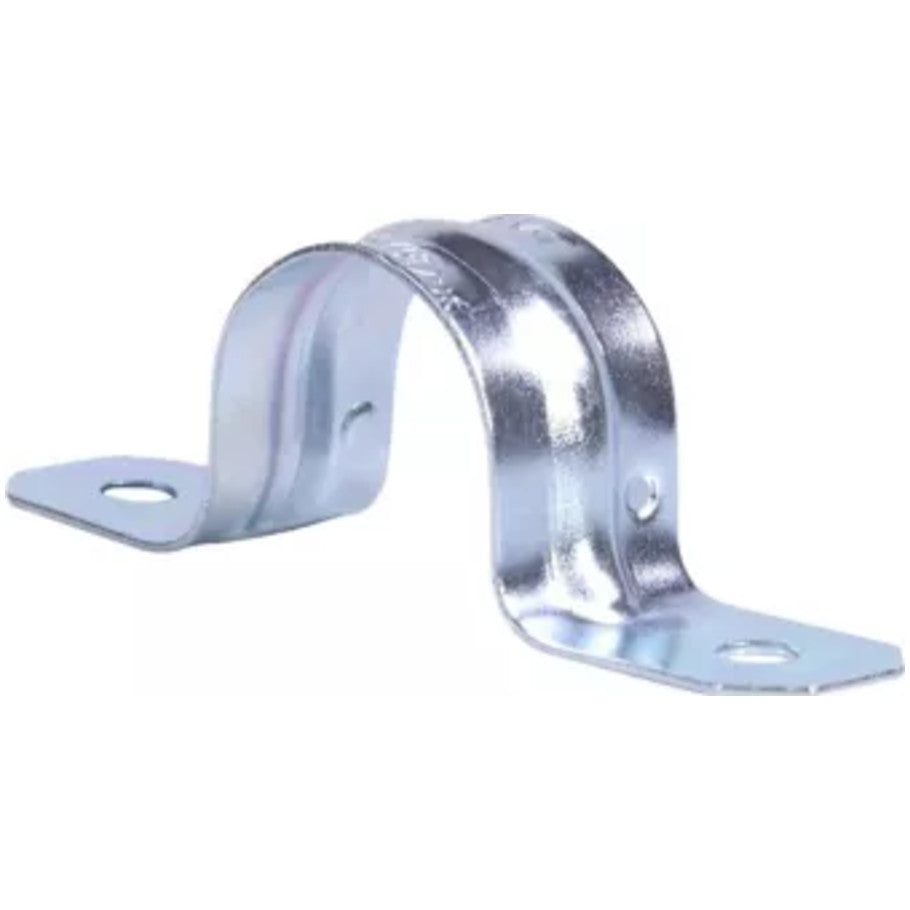 2-Hole Strap, For 3/8 in. Rigid/IMC Conduit, Galvanized Steel