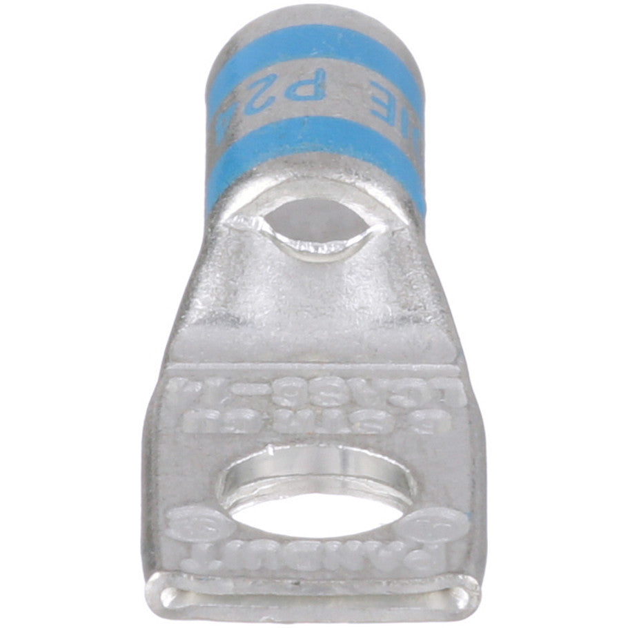 Compression Lug, Short Barrel, Copper, 1-Hole,  6 AWG, 1/4 in. Stud