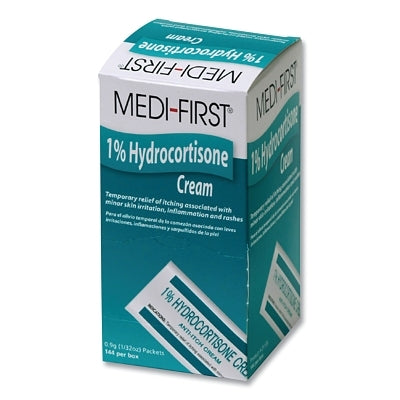 Hydrocortisone Cream, 0.9 g, Packet, 10 per Box