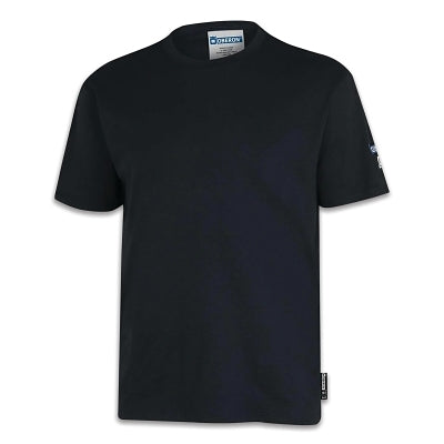 FR/Arc-Rated Safety Shirt, ZFI109, Short-Sleeve, Pullover, Cotton Knit, Lg, Navy Blue