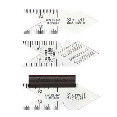 Center Gauges, Inch, Spring Steel
