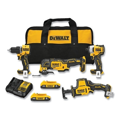 ATOMIC 20V MAX* Brushless 4-Tool Combo Kit, 20 V