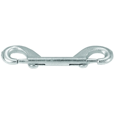 Snap Hook, Stainless Steel, Swiveling Round Eye Trigger, 7/16 in Hook Opening, 2-15/32 in L, 80 lb