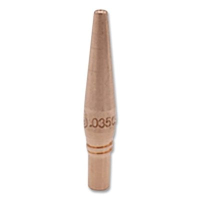 AccuLock Contact Tip, 0.035 in Wire, Heavy-Duty, TT Series, Copper, Tapered