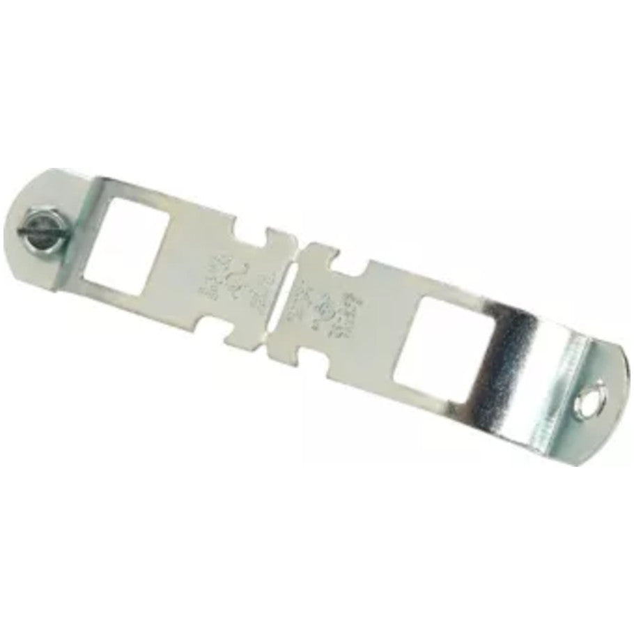 Zinc Plated Steel Break Apart Conduit Clamp, For 2 in. Rigid or EMT Conduit