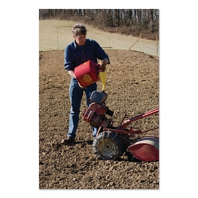 Safety Can, Type I, 5 gal, 24-ga Galvanized Steel, Flammables, Red, Inc Funnel