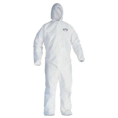 A30 Breathable Splash and Particle Protection Coveralls, 2XL, Hood/Boot