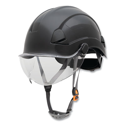 Safety Helmet, 6-point Ratchet Suspension, Not-Vented, Black