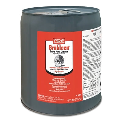 Brake Parts Cleaner, 5 gal Pail, Irritating Odor, Chlorinated