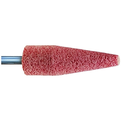 Series A Steel Edge Mounted Point Abrasive Bit, A11, 7/8 in Outer dia, 1/4 in Shank dia, 30 Grit, O