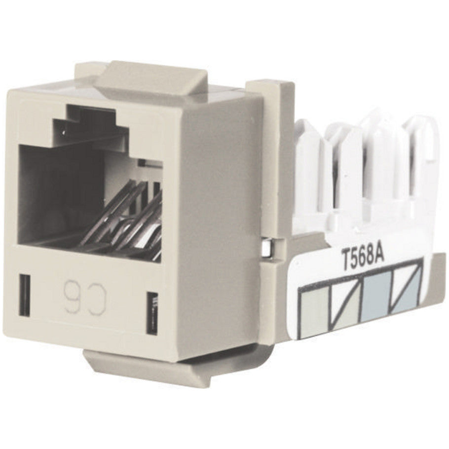 Xcelerator Cat 6 Keystone Jack, Office White