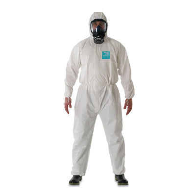 2000 Standard Bound Model 111 Coveralls, Hooded, Booted, White, 4X-Large