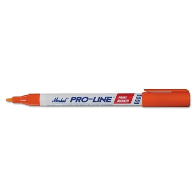 Paint-Riter Fine Liquid Paint Marker, Orange, 1/16 in Tip, Fine
