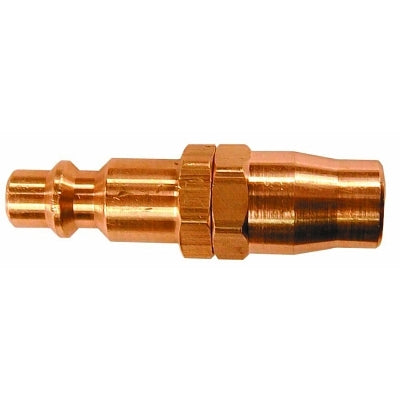Coilflow Industrial Interchange Connector, 1/4 in (NPT) Male, Plated Steel