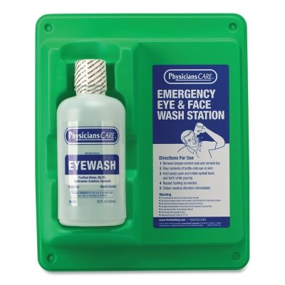 Eye and Skin Flush Emergency Station/Replacement Bottle, 32 oz