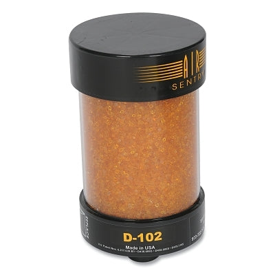 D-Series Dessicant Breather, 5 in dia, 8 in H, Silica Gel