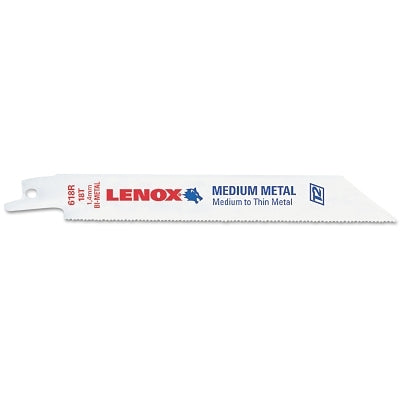 Metal Cutting Reciprocating Saw Blade, 6 in L x 3/4 in W x 0.035 in Thick, 14 TPI, 5 EA/PK