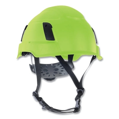 XS2-500 Series Type 2+ Safety Helmet, 6-point Suspension, Non-Vented, Hi-Vis Green