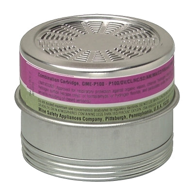Comfo Respirator Cartridge, OV/AM/CL/CD/FM/HC/HF/HS/MA/Particulates/SD, Comfo Respirators, NIOSH Color Code Magenta/Olive